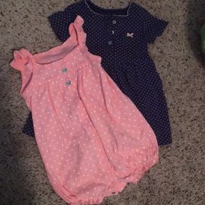 Carter’s Baby 12 mo lot of summer outfit
